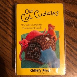 Our Cat Cuddles 31 language development cards